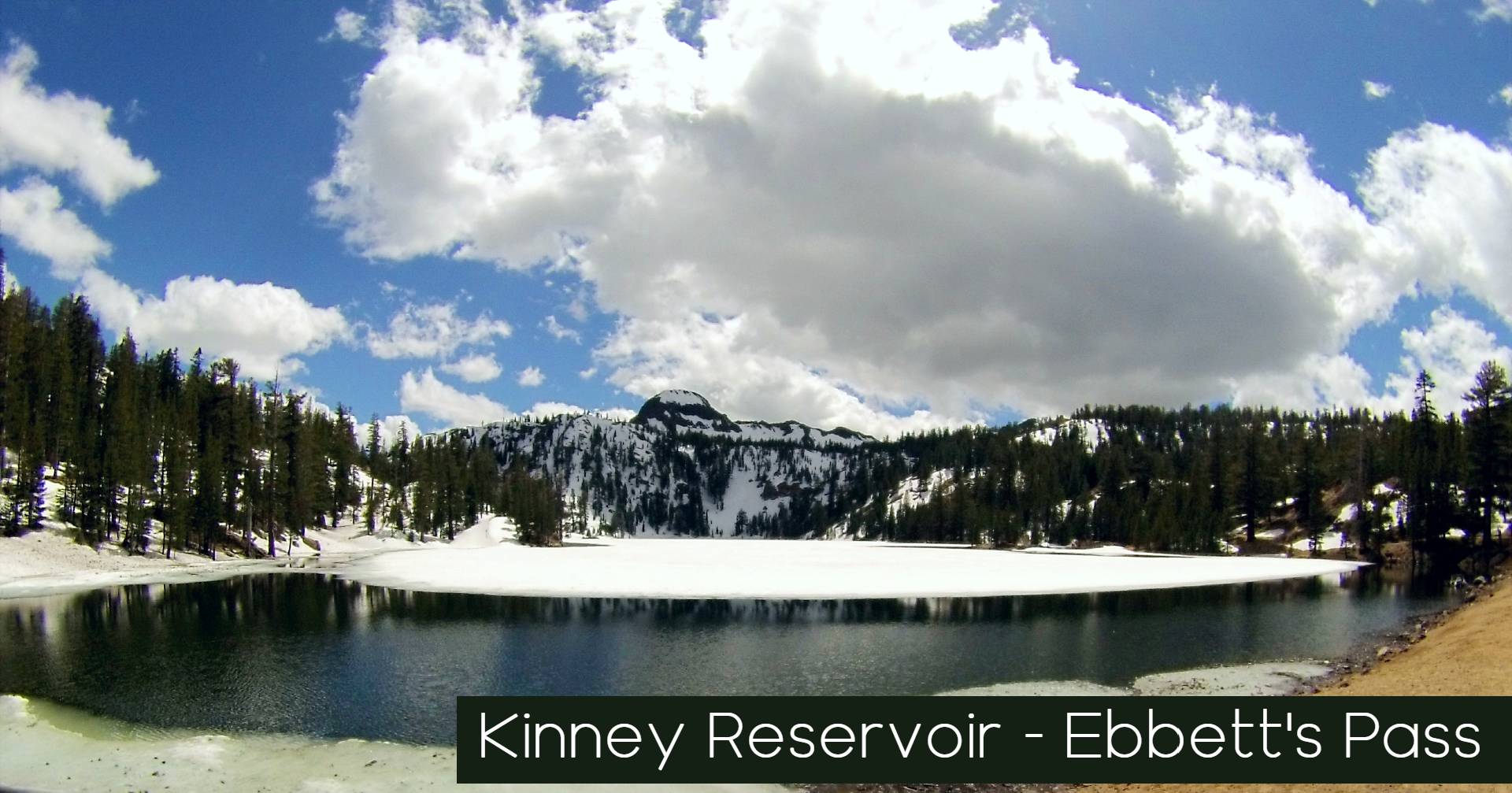 Ebbets pass kinney reservoir thaw