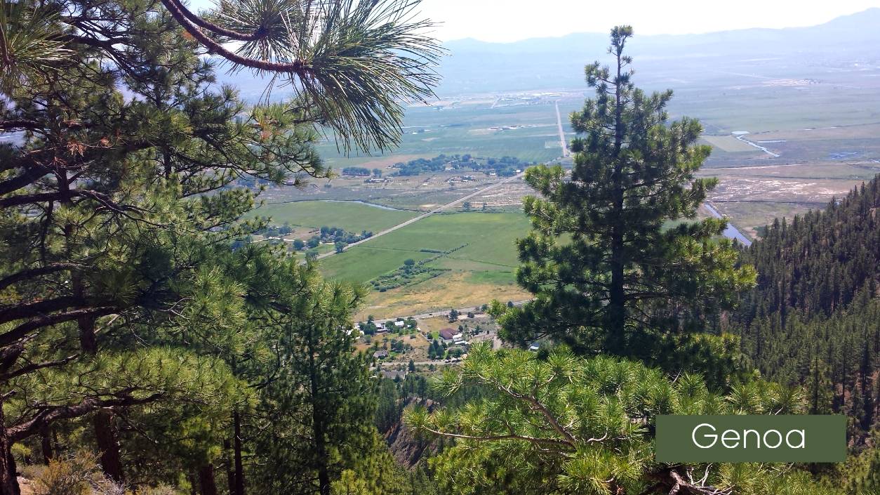 Genoa Trail System Views Carson valley