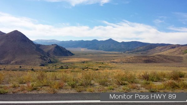 Landscape mountain monitor pass California
