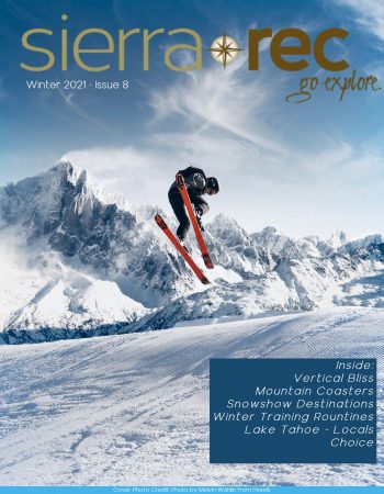 winter Ski cover sierra Rec Magazine 2021