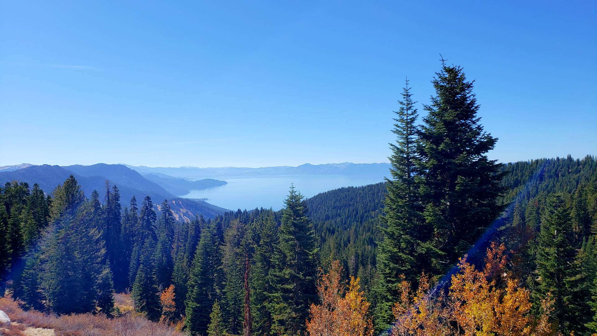 Lake Tahoe Chickadee Ridge view