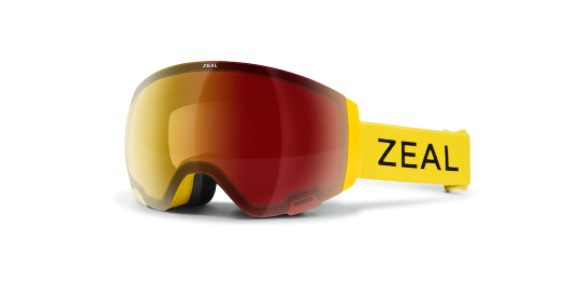  Zeal Optics Gafas de nieve hemisferio, noche oscura/caqui  espejo azul cielo : Deportes y Actividades al Aire Libre