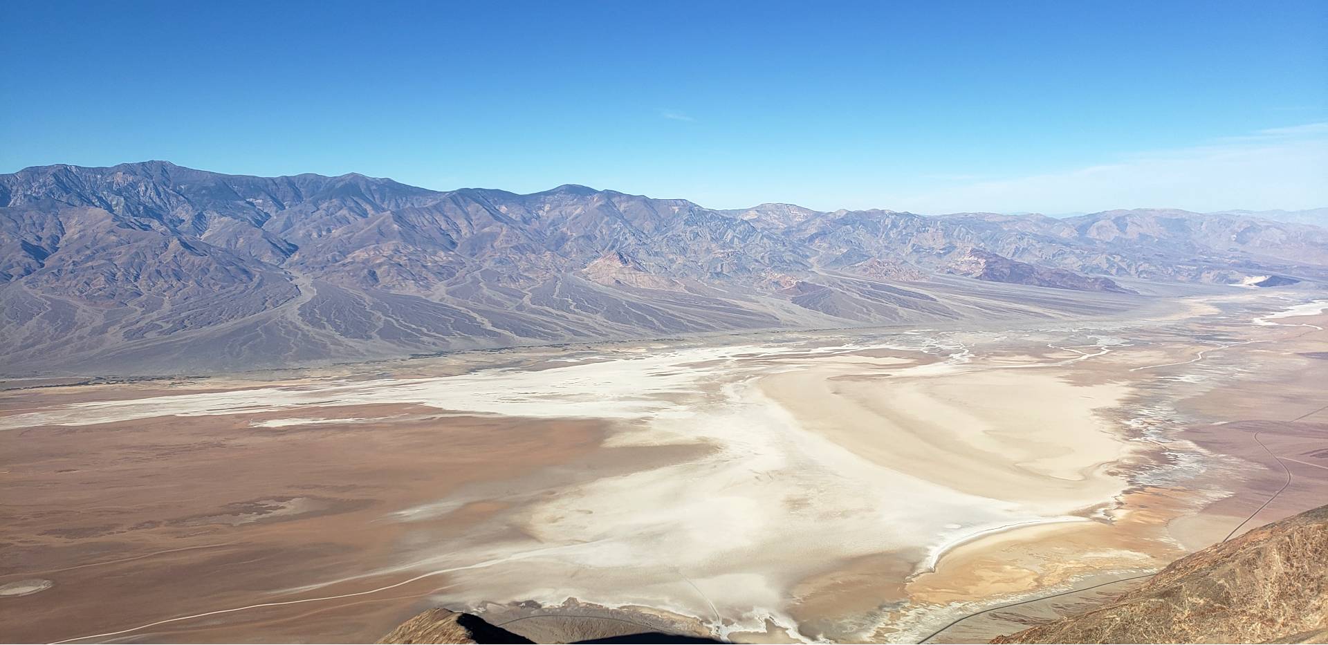 Dantes View - Death Valley Badwater basin and Telescope peak