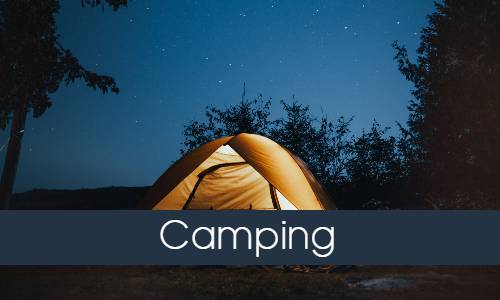 Camping banner