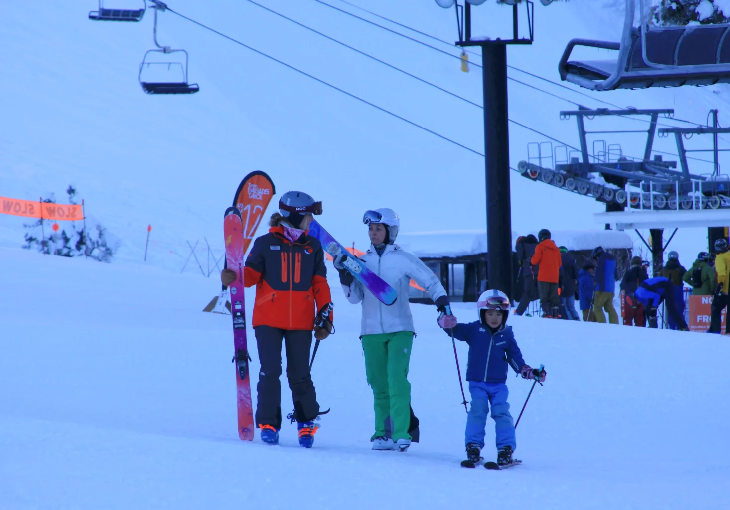 Family of Skier Palisades