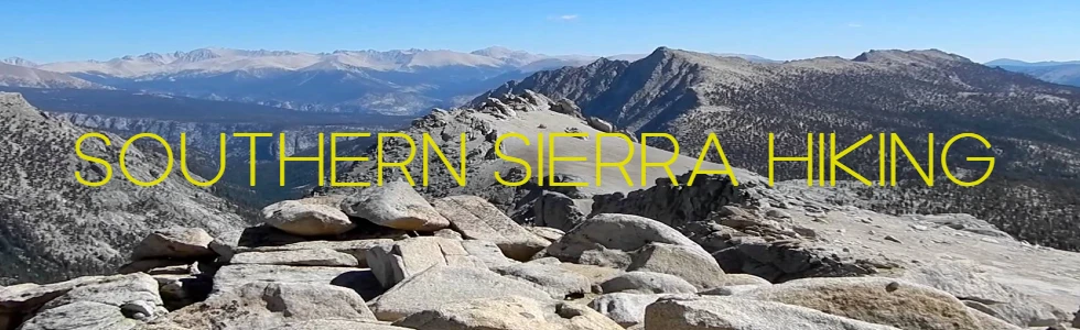 Southern sierra Hiking banner