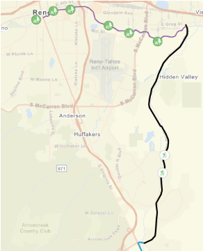 V&T trail Map