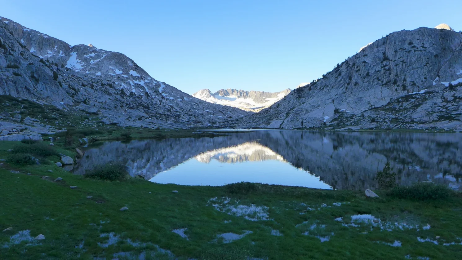 lake on High Sierra Route