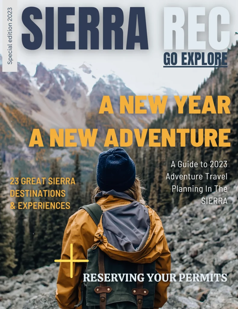 Cover New Year Sierra Rec Magazine Jan 23