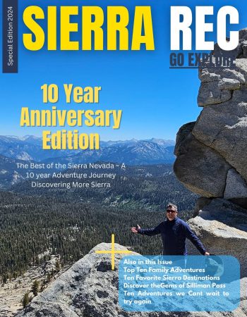 Sierra REc magazine anniversary cover